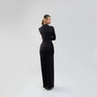 V.E. Black Cut Out Maxi Dress