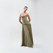 V.E. Sage Corset Maxi Dress