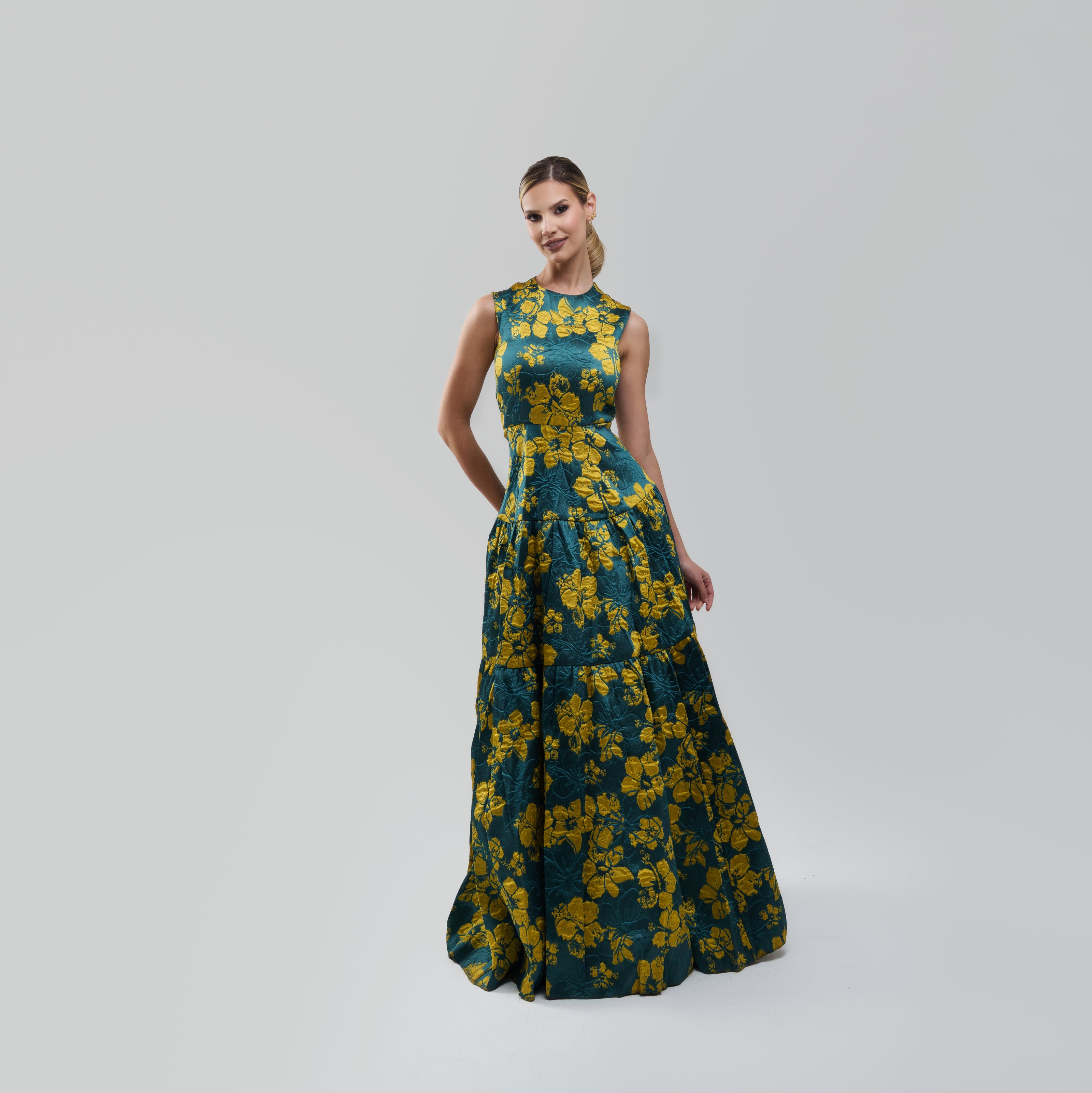 Carolina Herrera Flower Maxi Dress