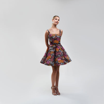 Bronx and Banco Mademoiselle Embellished Tulle Mini Dress