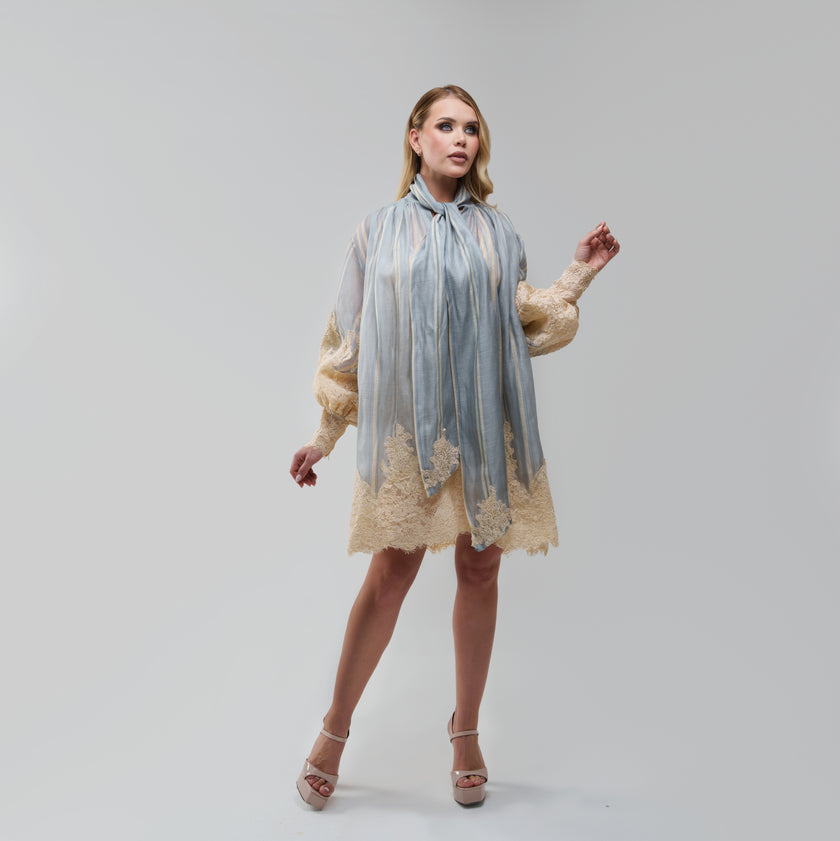 Zimmermann Lyrical Lace Mini Dress