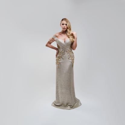 Nidal Nouaihed Exclusive Viviana Design Long Dress