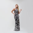 Marchesa Notte Sequin‑Embellished Tulle Gown