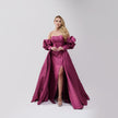Al Daker Fucsia Gown Long Dress