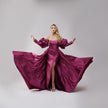 Al Daker Fucsia Gown Long Dress