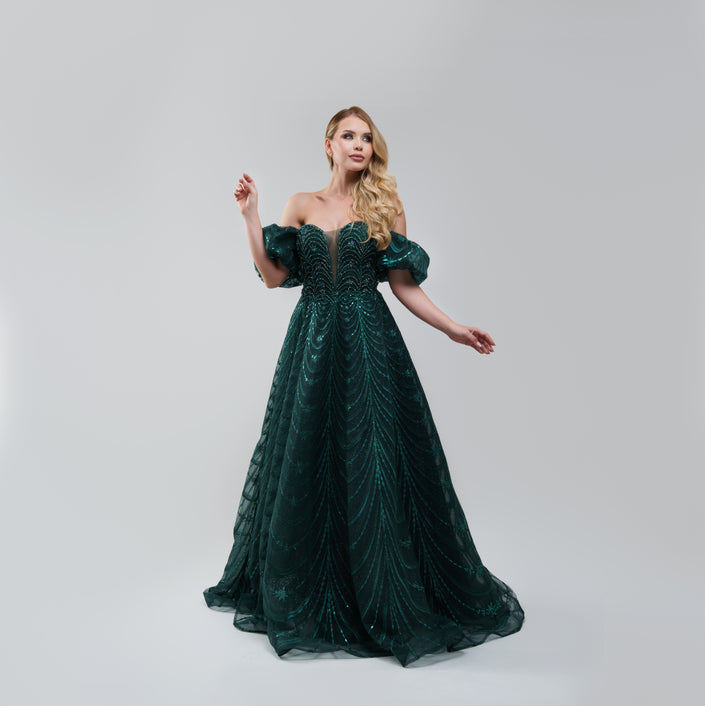 EDB Emerald Gown Long Dress