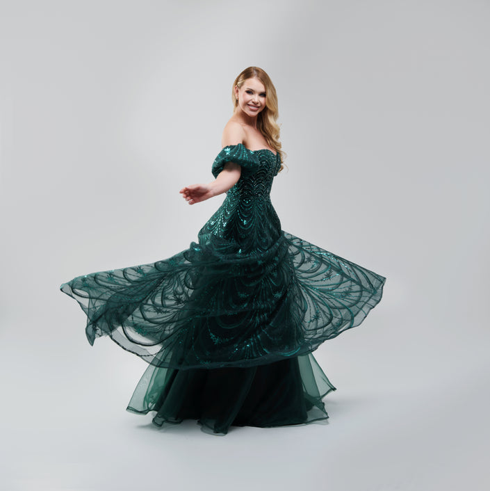 EDB Emerald Gown Long Dress