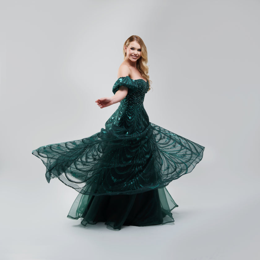 EDB Emerald Gown Long Dress