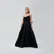 EDB Black Ribbon Gown Long Dresss