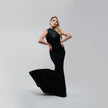 Sagace Crystal Back Long Dress