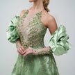 Nidal Nouaihed Universe Green Gown Long Dress