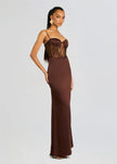 Retrofete Shanelle Silk Long Dress