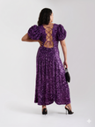 Rotate Birger Christensen Dawnty Open‑Back Sequined Midi Dress