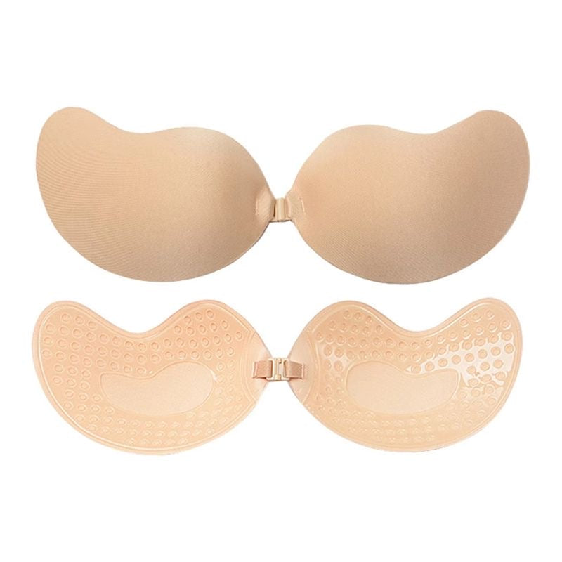 Bra Adhesivo Strapless Invisible Efecto Realce con Cierre Frontal