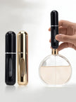 Perfumero Portátil de Bolsillo con Válvula de Llenado Inferior
