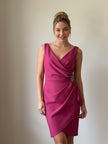 Danielle Surplice-Neckline Dress