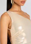 Retrofete Shannon Lame Dress