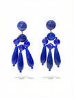 Zarcillos XL Cobalt Resin Drop Statement