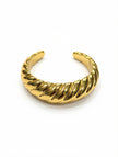 Set de Brazaletes Cuffs Escultóricos Dorado