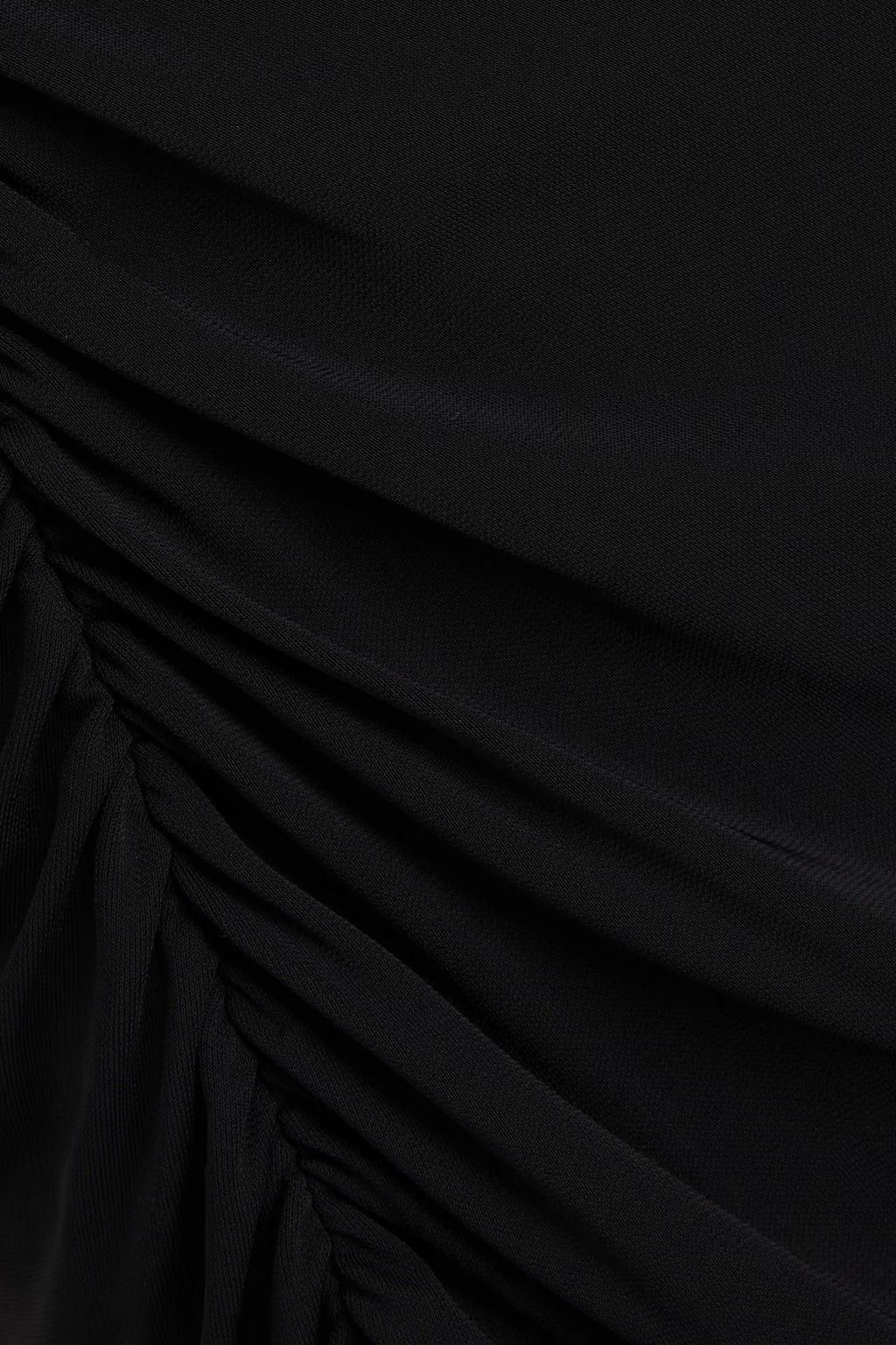 Marchesa Notte One-shoulder ruched Long Dress